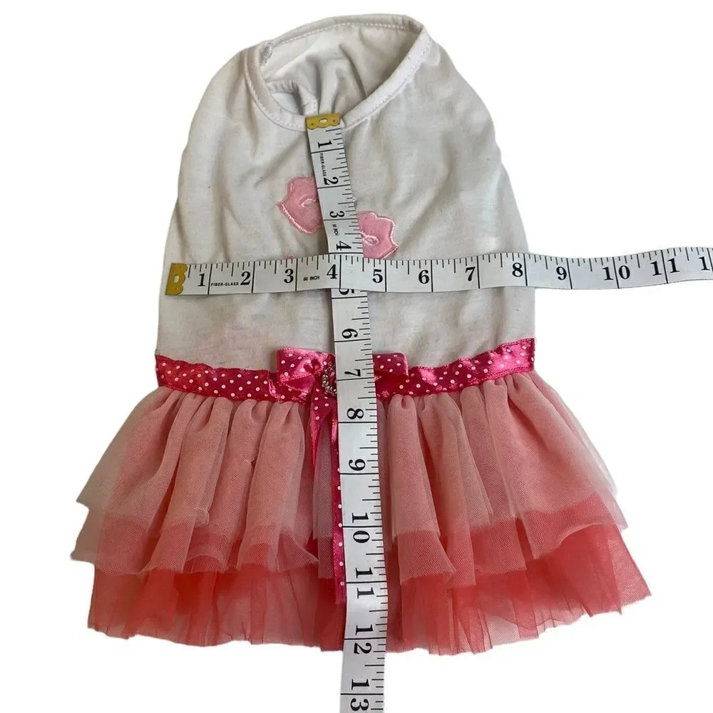 'Kiss Me' Tulle Skirt Dog Dress